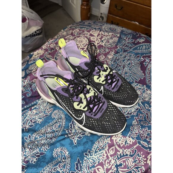 Nike React Vision Gravity Purple Black CD4373-002 Men’s 9.5 - Picture 4 of 14